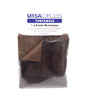 URSA STRAPS FURTANGLES MICROPHONE COVER Long fur, 30 x 15cm piece, brown