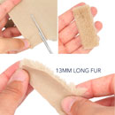 URSA FURTANGLES MICROPHONE COVER Long fur, 60 x 15cm piece, beige