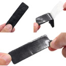 URSA FURRY STRIPS MICROPHONE COVER Black (pack of 9)