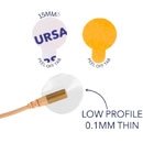 URSA MINI STICKY CIRCLES ADHESIVE TAPE Hypoallergenic, 15mm diameter (pack of 90)