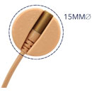 URSA CIRCULAR MINIMOUNT MICROPHONE MOUNT For DPA 6060, 15mm diameter, beige