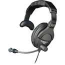 SENNHEISER HMD 281-13 HEADSET Single ear 300 ohms, 200 ohm dynamic mic, 3m coiled cable, no plug