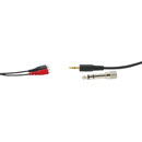 SENNHEISER SPARE CABLE For HD480 headphones, single sided, coiled, 3.5mm plug, A-gauge adapter, 1.2m
