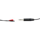 SENNHEISER SPARE CABLE For HD480 headphones, dual sided, wired stereo, Neutrik A-gauge plug, 3m