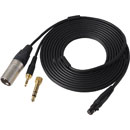 AUDIO-TECHNICA BPCB2 CABLE TA6F to 3-pin male XLR and 6.35mm jack, for BPHS2, BPHS2C, BPHS2S, 3.3m