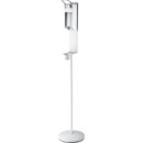 K&M 80328 DISINFECTANT STAND Floor standing, includes 500ml dispenser, round base, drip cup, white