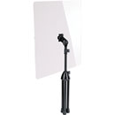 K&M 11903 PROTECTIVE SHIELD Stand mounted, 600x600mm clear acrylic shield, 1075-1600mm height
