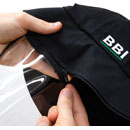 BUBBLEBEE VISOR HAT Removable face shield, black