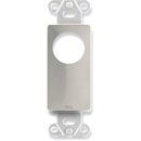 RDL DS-D1T PLATE Single, top hole position, stainless steel