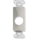 RDL DS-D1 PLATE Single, bottom hole position, stainless steel
