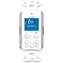 RDL D-NMC1 NETWORK REMOTE Dante level controller, with LCD display, white