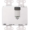RDL DDS-BN40 DANTE INTERFACE Bi-Directional, mic/line, 4x2, XLR input, PoE, silver