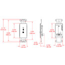RDL DS-RBTP REMOTE Pair button, for RU-BTLA, stainless steel