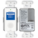 RDL D-NMC1R NETWORK REMOTE Level control, rotary encoder, LCD display, Dante, white
