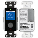 RDL DB-NVC2 NETWORK REMOTE Level control, rotary encoder, LCD display, Dante/AES67, black