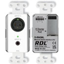RDL D-RN2ML DANTE AUDIO INTERFACE Bi-directional, 2x2, XLR/3.5mm jack in, mic/line, white