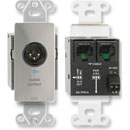 RDL DS-TPR1A AUDIO RECEIVER Active single-pair, 3-pin XLR mic/line out, Format-A, stainless steel