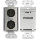 RDL DS-TPSM2A MICROPHONE PREAMPLIFIER Active, 2-channel, XLR input, Format-A, stainless steel