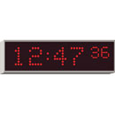 WHARTON 4010N.05.R.FP.UK CLOCK 50mm red characters, flush panel mount, mains powered