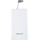 INTENSO S10000C SLIM POWERBANK 10000mAh, Li-polymer, integrated USB Type C, white