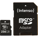 INTENSO SDC-3423492 PREMIUM 256GB micro SD memory card and adapter, UHS-1