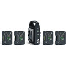 ANTON BAUER TITON BATTERY KIT With 4x Titon 90VM and 1x VM2
