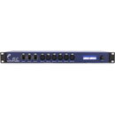 ELC LIGHTING DMXLAN NODE6X FI POE DMX NODE 6x DMX ports, 3x Ethernet ports, 5-pin XLR, PoE, isolated