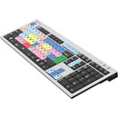 LOGICKEYBOARD PC Slim Line Keyboard, USB, Avid Media Composer