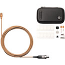 SHURE TWINPLEX TL47 MICROPHONE Subminiature, omni, with accessory pack, LEMO connector, cocoa