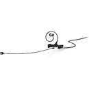 DPA 4166 SLIM MICROPHONE Single in-ear headset, omni, single ear, MicroDot, 110mm boom, black
