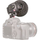 RODE STEREO VIDEOMIC X MICROPHONE Condenser, paired cardioid, X/Y, on-camera, Rycote lyre
