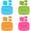 RODE COLORS IDENTIFICATION TAGS For NT-USB Mini, set of 4 colours