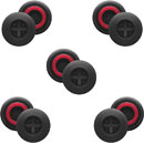 SENNHEISER 507494 SILICONE EAR ADAPTER S For IE PRO earphones, black/red, small (pack of 10)