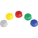 SHURE WA621 COLOUR ID CAPS For BLX2 handheld transmitters, white/yellow/red/green/blue, pack of 5