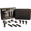 SHURE DMK 57-52 MICROPHONE SET Drum set, 3x SM57, 1x BETA52, 3x A56D, case