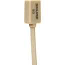 SHURE WL93T MICROPHONE Miniature lavalier, omnidirectional, TA4F connector, 1.2m cable, tan
