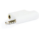 MicW SA011 SPLITTER ADAPTER For headphones and iSeries microphone, moulded, inline mic connection