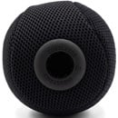 BUBBLEBEE SPACER BALL M WINDSHIELD With Long-Haired Fur Cover, 100mm diameter, 21-22mm mount, black