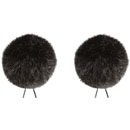 BUBBLEBEE TWIN WINDBUBBLES WINDSHIELDS Size 3, 40mm opening, black (pack of 2)