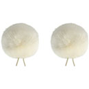 BUBBLEBEE TWIN WINDBUBBLES WINDSHIELDS Size 3, 40mm opening, off-white (pack of 2)