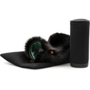 BUBBLEBEE SPACER BUBBLE WINDSHIELD Base and furry windshield, extra small, blacll, blackk