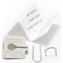 BUBBLEBEE LAV CONCEALER MIC MOUNT For Sennheiser ME 2, white