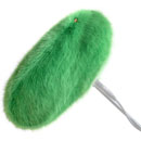 BUBBLEBEE FUR WIND JACKET Multi-pile fur, for Cinela Piano, chroma green