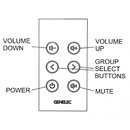 GENELEC 9101B VOLUME CONTROLLER Wireless, for GLM kit, white