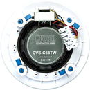 CLOUD CVS-C53TW LOUDSPEAKER Circular, ceiling, 5.25-inch, 40W/8ohm, 24W/12W/6W 100V taps, white