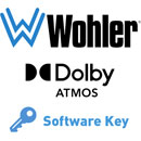 WOHLER OPT-DOLBY ATMOS UPGRADE OPTION Dolby Atmos/D/DD+/E/ED2, for iAM-12G-SDI (software key only)