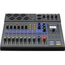 ZOOM LIVETRAK L-8 MIXER Digital, 8-channel, record to SD card, 3x monitor out, battery/USB/mains