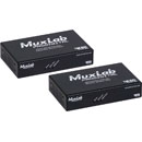 MUXLAB 500459 VIDEO EXTENDER Kit, HDMI/RS232 over Cat5e/6, 4K/60, 40m reach