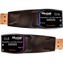 MUXLAB 500502 VIDEO EXTENDER Kit, DisplayPort over OM3/OM4 MM fibre, 200m reach