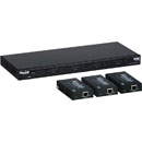 MUXLAB 500412-V2 HDMI MATRIX SWITCH KIT 4x4, 3x PoC HDBT RX, 1x matrix switch, RS232, IR, TCP/IP